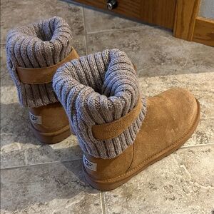 UGG CamTan Knit Boots